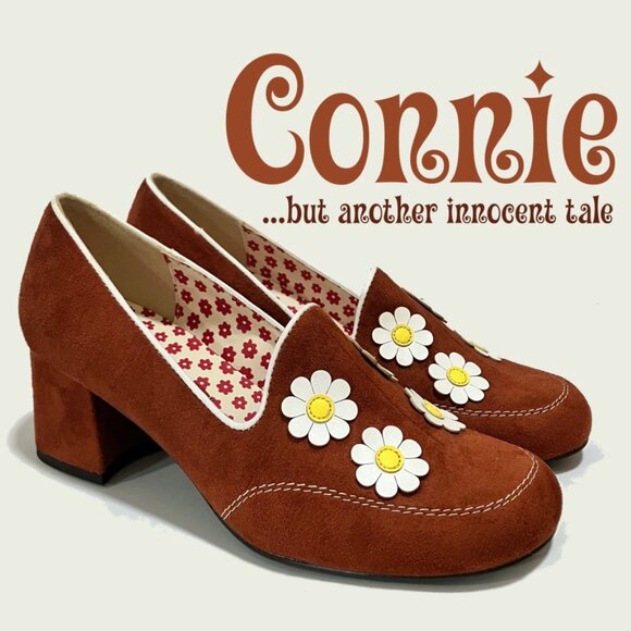 *NEW* b.a.i.t. footwear CONNIE Daisy Pumps in Rust! Size 8.5. Absolutely cute!!! - Picture 1 of 12